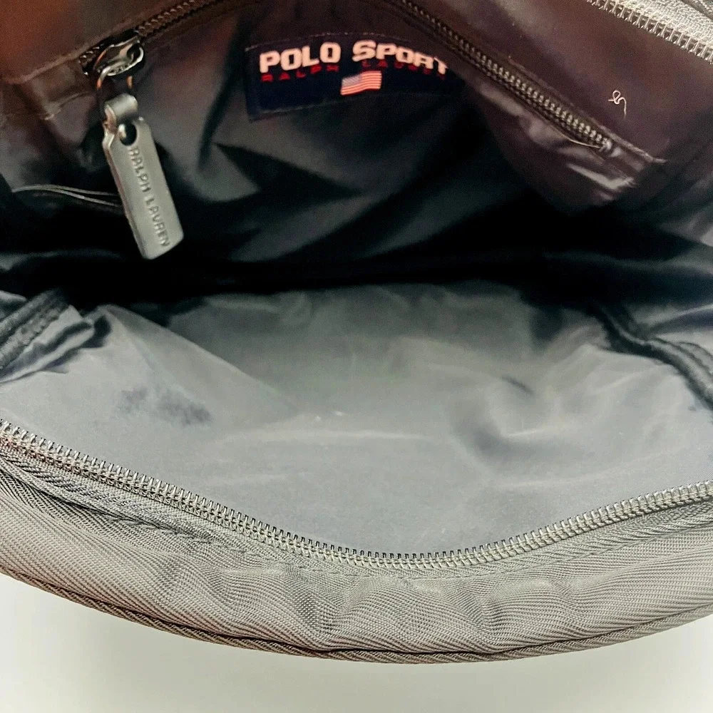 Polo Sport Ralph Lauren‎ Black Backpack School Rare Style 13